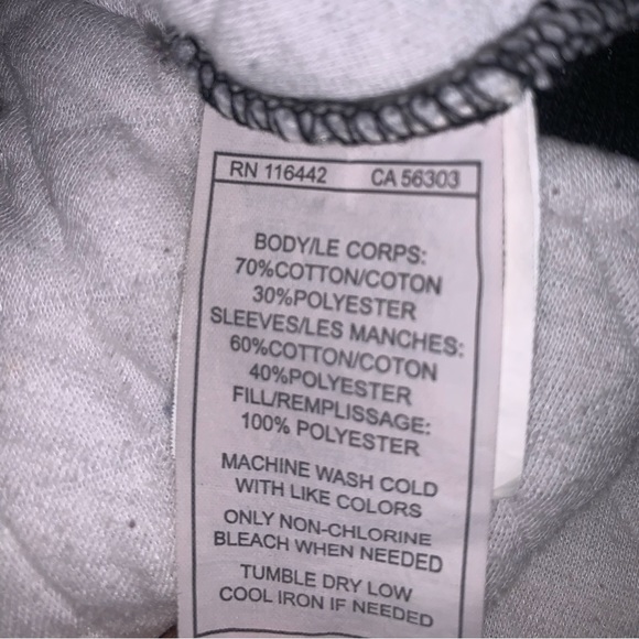 Zumiez Ninth Hall Black and White Bomber Jacket with Hood and Snap Buttons - Picture 9 of 11